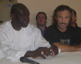 Tony and Mayor Niang