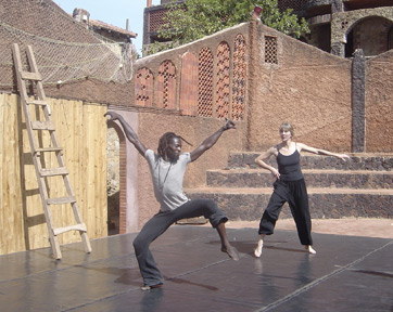 Moses and Kim dance