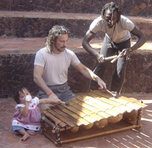Tony, Moise, and Siomara jam